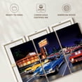 thumbnail image 6 of Elephant Stock Woodward Ave Wall Art - Horizontal Multi Panel Canvas - Living Room Wall Decor - Sports Multi Panel - Blue And Orange Decor By Bruce Kaiser - 45" x 28", 6 of 8