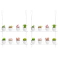 thumbnail image 1 of Paquete de 2 estantes colgantes transparentes de 2 niveles Otniap para plantas, 41 cm, 1 of 6