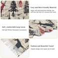 thumbnail image 5 of FORMRS Womens Scarf Winter Soft Long Big Warm Shawls Wrap Tassel Scarves, Red Deer, 5 of 9