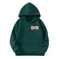 thumbnail image 4 of WhouRiu Girls Cartoon Graphic Hoodies Kids Long Sleeve Hooded Pullover Autumn Winter Cute Cozy Casual Sweatshirts With Pockets,3-4 Years, 4 of 6