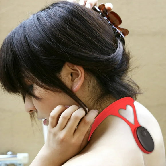 Fiudx Moldeador de Cuello, Revitalizador Celular, Masajeador Ergonómico En Forma de U, Drenaje Linfático, Alivio Del Sedentarismo, Us Oficina, Incluye Cable Manual.