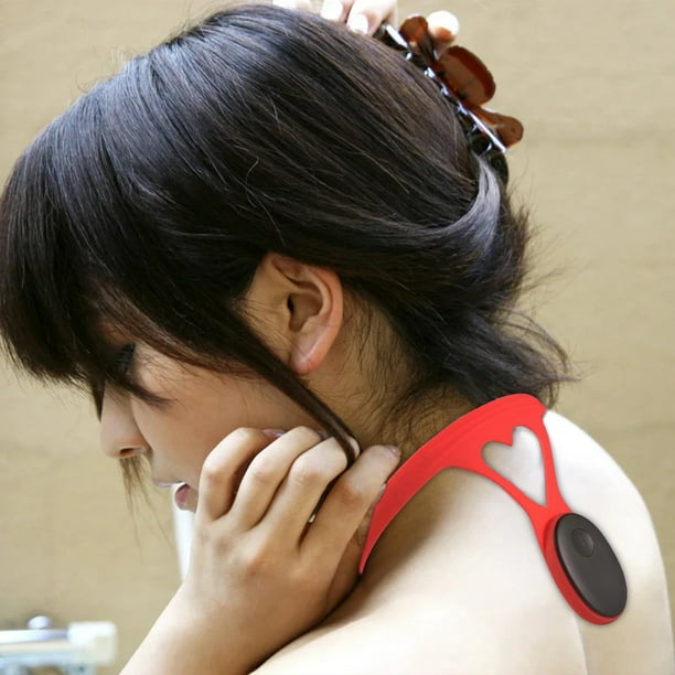Masajeador de alta frecuencia con sonido, portátil, relajante, moldeador corporal, instrumento para el cuello, aparato de masaje.