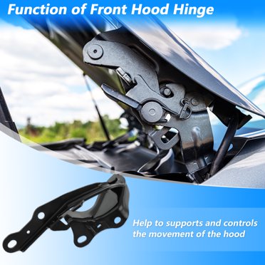 New Front Driver Side Hood Hinge For 2005-2015 Toyota Tacoma – Left Side TO1236146