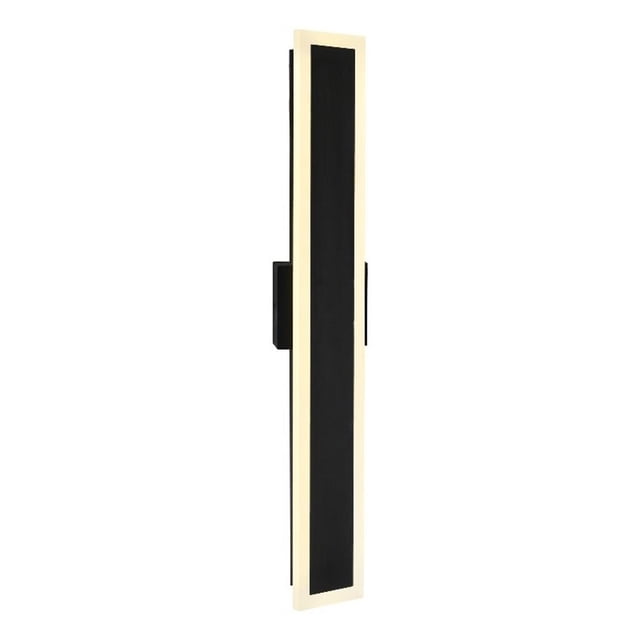 CWI Lighting Malibu LED Integrated Black Outdoor Wall Light