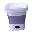 thumbnail image 3 of Portable Washing Machine Small Washer 9L Easy to Carry Collapsible Washing Machine for Laundry Camping Baby Clothes RV Travel Violet, 3 of 8