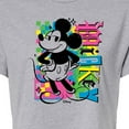 thumbnail image 3 of Disney - Mickey Punk - Juniors Cropped Cotton Blend T-Shirt, 3 of 5