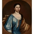 thumbnail image 2 of Schuyler Limner 12x14 Black Ornate Wood Framed Double Matted Museum Art Print Titled: Portrait of a Lady (Possibly Tryntje Otten Veteris) (1720-25), 2 of 5