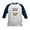 Navy/White, variant on CafePress - Class Of 2035 Graduate Sloth Baseball Jersey - Kids Cotton Baseball Jersey, 3/4 Sleeve Shirt