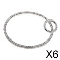 thumbnail image 1 of Asas de Metal Soledad 3 Piezas con Juntas Tóricas de Resorte para Hacer Bolsos, 1 of 10