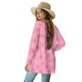 thumbnail image 3 of SCRAWLGOD Dog Paw Fall Cardigan Sweaters for Women Lightweight Jacket No Hood Long Sleeve Sweatshirt Cardigan Women Walks Breathable Womens Cardigan with Pockets Size S, 3 of 7