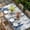 Blue Grey White, variant on Blue Snowman Christmas Table Cloths for 4 Foot Rectangle Tables, Xmas Tree Forest Eucalyptus Leaves Patio Waterproof Elastic Fitted Tablecloths, Washable Rectangular Table Cover for Camping
