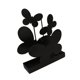 thumbnail image 3 of Porta incienso con forma de bobina de mosca, soporte decorativo con bandeja ancha para incienso Negro, 3 of 9