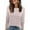 AE05_Pink, variant on Resicozy Womens Striped Long Sleeve Shirts Fall Spring 2026 Tops Fashion Clothing Ribbed Crewneck Tee Blouses Red XL