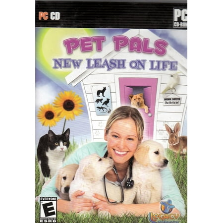 Pet Pals: New Leash on Life PC CD - Nurse All the Sick Animals Back to Health and then Arrange for their (Best Animal Games For Pc)