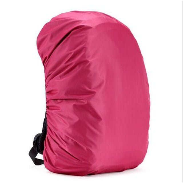 35L, 45L Réglable Imperméable à la Poussière Sac à Dos Housse de Pluie Sac à Bandoulière Ultraléger Portable Housse de Pluie Protéger pour le Camping en Plein Air Randonnée Couleur: Rose Taille: 35 Litres
