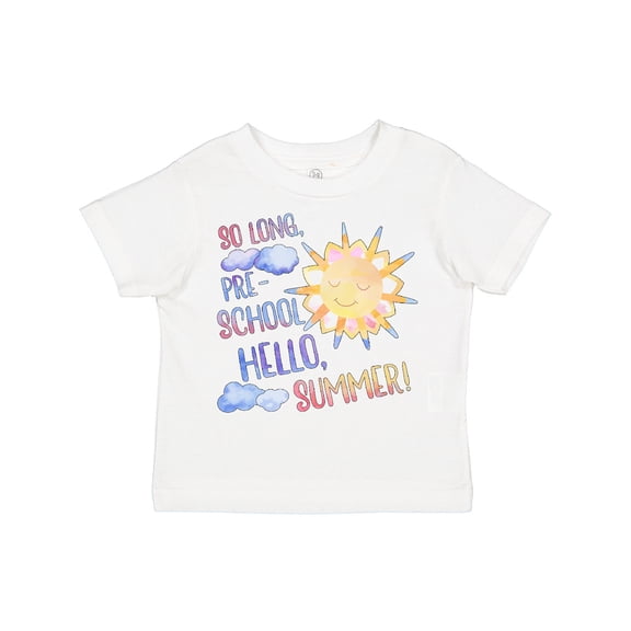 Inktastic So Long, Pre-school Hello, Summer Last Day of School Boys or Girls Toddler T-Shirt