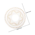 thumbnail image 2 of HEALEEP 4Set Traditional Ceiling Medallion Enhance Room Design PVC PU Aging Resistance for Business Owners, 2 of 8