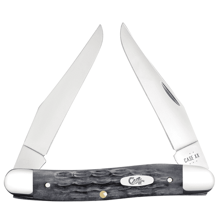Case XX Knives Muskrat Pocket Worn Gray Bone Carbon Steel Pocket Knife