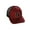 Burgundy Black White Black, variant on Structured Trucker Mesh Hat Custom Colors Letter N Initial Baseball Mid Profile