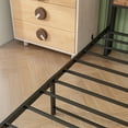 thumbnail image 6 of CASEMIOL Twin Bed Frame with Headboard, Storage Headboard with Charging Station, Full Bed Frame with Outlets, Solid and Stable, Noise Free, No Box Spring Needed, 4 Open Shelves, Easy Assembly, 6 of 10