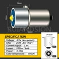 thumbnail image 2 of Ruiandsion P13.5S AC 4.5V LED Bulb,White 200LM, Non-Polarity for Bike Headlight Flashlight Portable Work Light,Pack-1, 2 of 8