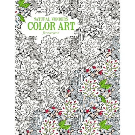Leisure Arts Color Art for Everyone Natural Wonders Coloring Book