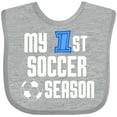 thumbnail image 3 of Inktastic My 1st Soccer Season Boys Baby Bib, 3 of 4