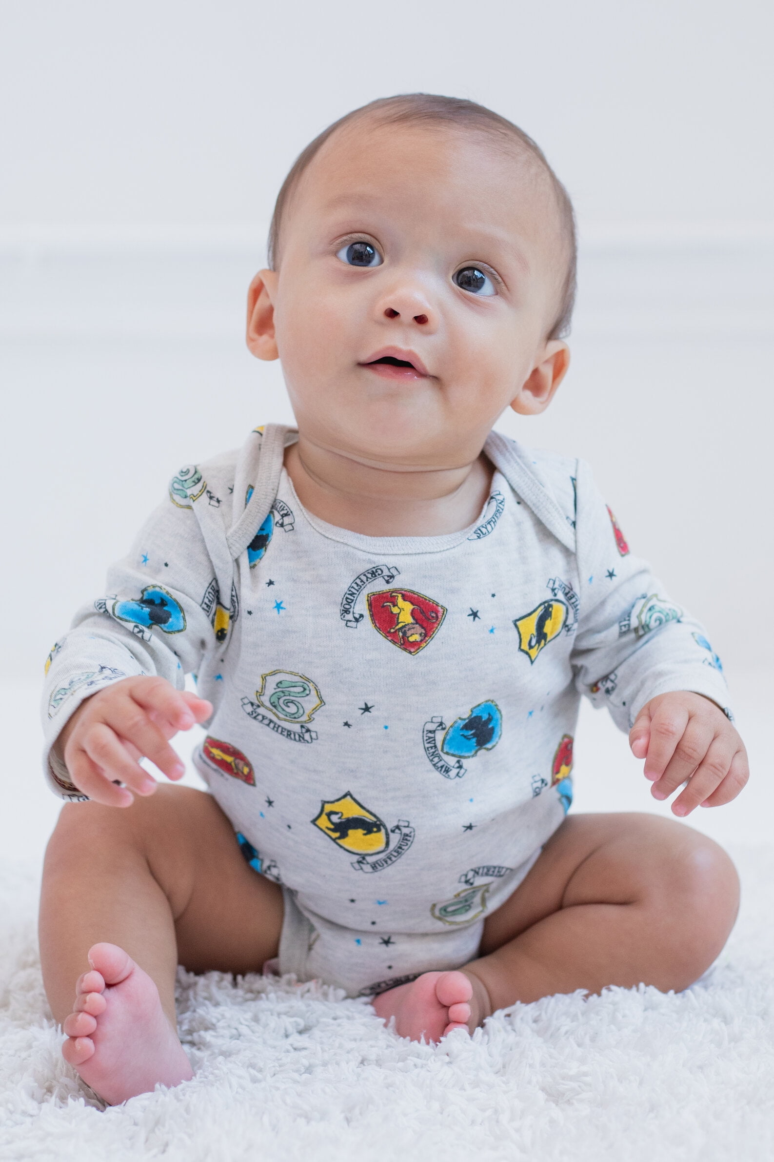 Harry Potter Newborn Baby Boys 5 Pack Bodysuits Newborn to Infant