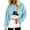 Blue, variant on Hoodies for Women Oversized Winter Plush Cute Sweatshirts Pullover Trendy Fall Winter Clothes with Christmas Print for Comfortable Seasonal Wear,Purple Pink,S