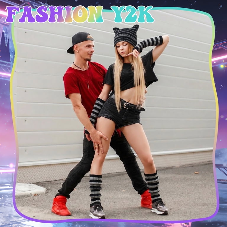 Bocaoying 5 Pcs Y2k Beanie Hats Set for Women, Cute Knitted  display picture 3