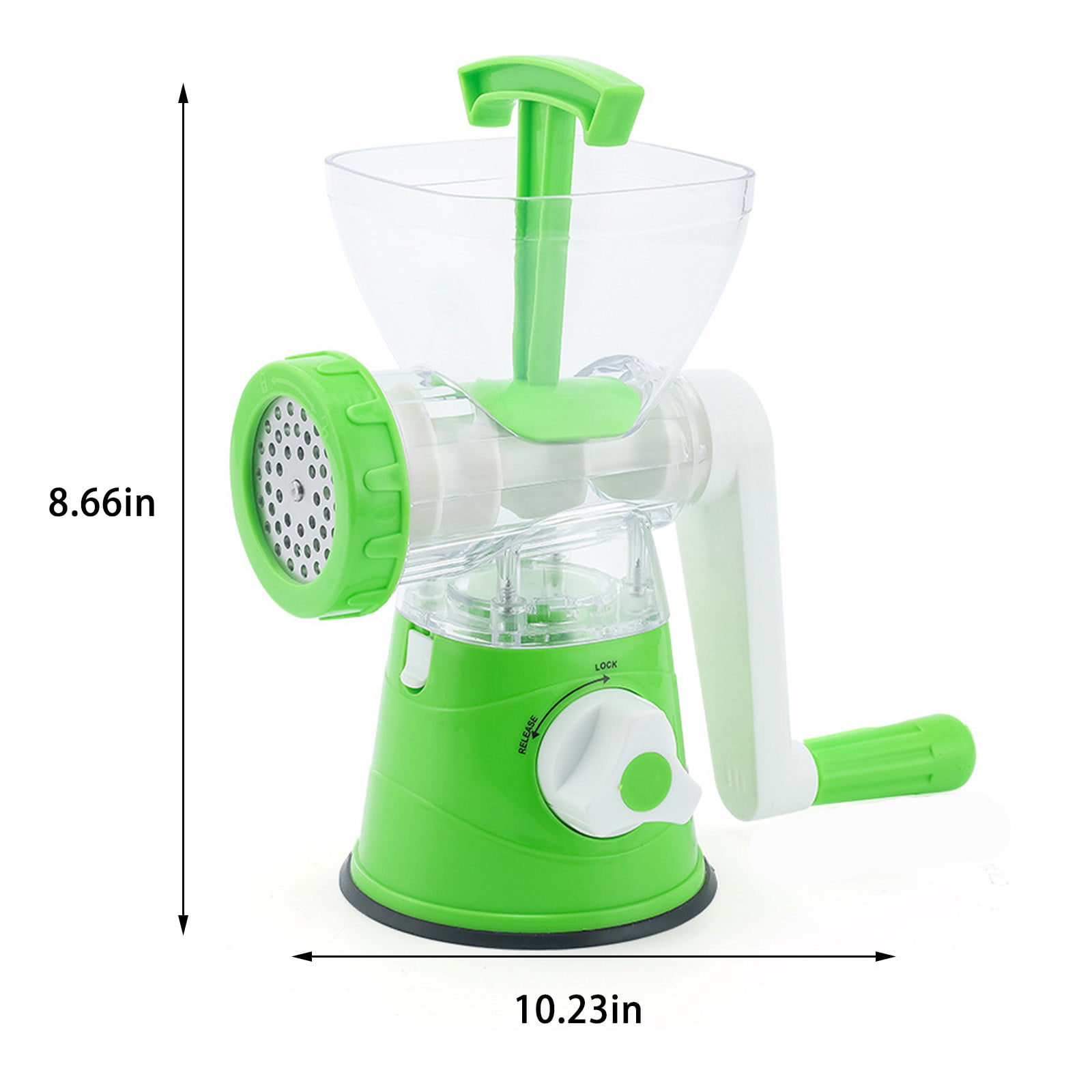 Flyseago Meat Grinder Manual Stainless Steel Food Grinding Machine Sausage  Stuffer Hand Cranked Filler Mincer Chopper for Home Use Ground Beef