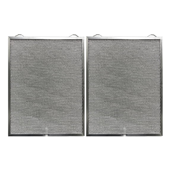 Air Filter Factory Replacement for S99010430-002, 99010430-002, 4512880 Broan Nutone Range Hood Aluminum Grease Filters 2-Pack