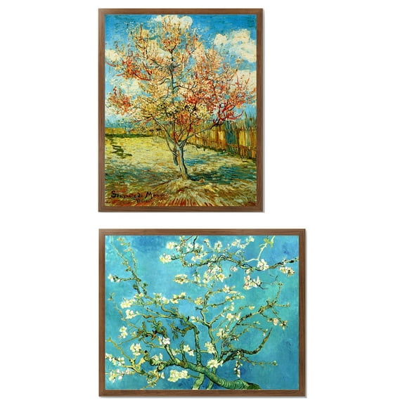 2Pcs Van Gogh Diamond Painting Kits, 5D Diamond Art Van Gogh Full Drill Painting for Adult DIY Gift Home Decor 30x40cm 1-2-46