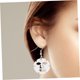 thumbnail image 4 of unbranded 1Par Aretes De Elegantes Y Livianos Con De Máscara Facial Para Uso En Fiesta, 4 of 8