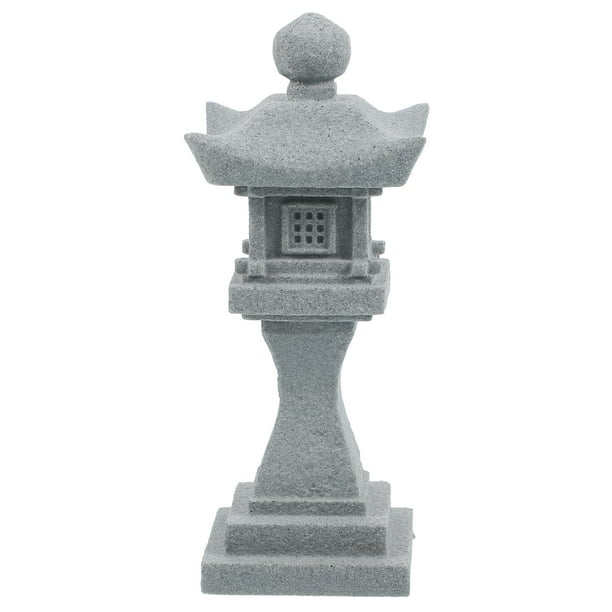 Linterna de Pagoda japonesa, Mini estatua, jardín Zen, Micro paisaje, Pagoda, pecera, decoración del pabellón