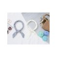 thumbnail image 6 of Women's Floral Rhinestone Retro Scarf, 27.6'' Square Cotton Print Pattern Neckerchief Head Wrap for Party Gift One Size Process cyan, 6 of 6