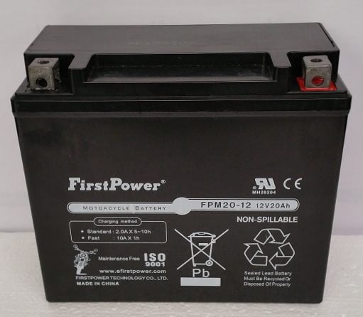 YTX20L-BS For Bombardier Ski-Doo 550 GSX, GTX, MX Z 2007-2012 by Firstpower