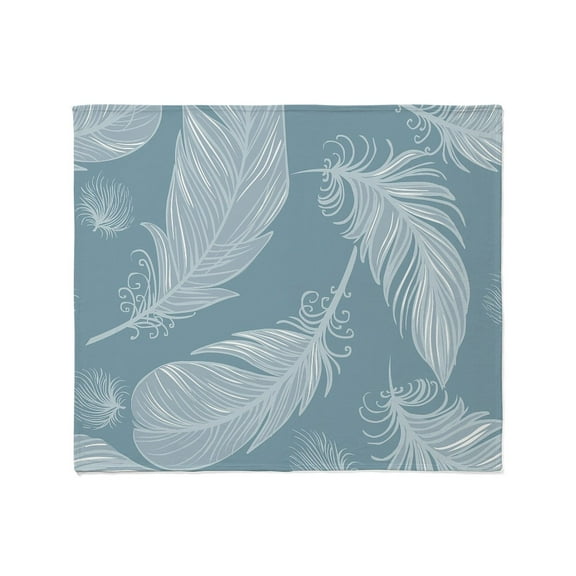 CafePress - Beautiful Feathers Throw Blanket - Soft Fleece Throw Blanket, 50"x60" Stadium Blanket