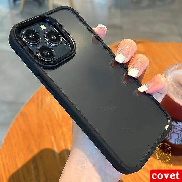COVET Carcasas Funda Transparente Funda Case Carcasa Para iPhone 13 12 11 Pro Max X XS MAX XR 7 8 Plus SE 2020