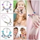 thumbnail image 1 of Kit para hacer pulseras DIY para niñas, 96 piezas, con cuentas, colgantes, pulseras, collares y cordones., 1 of 5