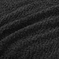 thumbnail image 5 of Woolrich Burlington Contemporary Solid Berber Fabric Twin Blanket in Black, 5 of 5
