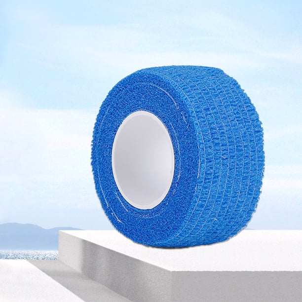 Vendaje autoadhesivo para golf, absorción de impactos antideslizante para exteriores (azul)