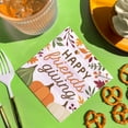 thumbnail image 3 of Big Dot of Happiness Fall Friends Thanksgiving Napkins, Friendsgiving Party Decor, White 3-Ply Paper Luncheon Dinner Napkins - 24 Count, 3 of 5