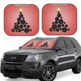 thumbnail image 2 of Daiia Happy New Year3 2PCS Car Windshield Sun Shade, Foldable Sun Shield for Car Front Window, Auto Sun Blocker Visor Protector Universal for Truck SUV Pickup-Medium, 2 of 7