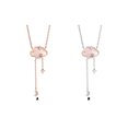 thumbnail image 2 of Guardurnaity Estrella nube borla collar Festival fiesta compromiso citas decoración gargantilla joyería de moda para mujeres niñas Ropa, zapatos y accesorios Miscelánea Oro blanco Guardurnaity AP017714-02, 2 of 6