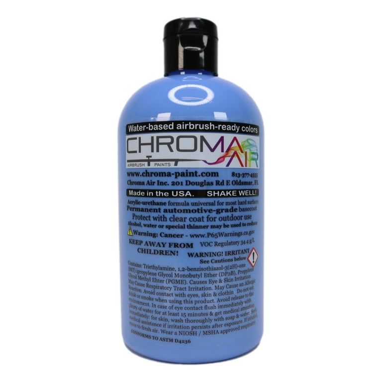 ChromaAir Water-Based Acrylic-Urethane Paint: Black