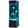 thumbnail image 2 of Colorful Jellyfish Lava Lamp, LED Night Lights with 3 Fish,Office Room Desktop Decoration, Gifts for Christmas Birthdays Holidays, Gifts for Adults Kids, 2 of 9