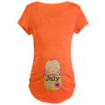 thumbnail image 1 of CafePress - July Baby Maternity Dark T Shirt - Maternity Dark T-Shirt, 1 of 1