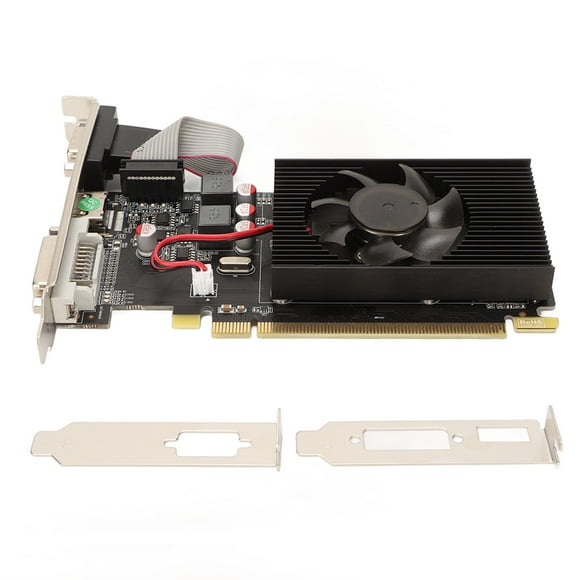 HD7450 2GB DDR3 Graphics Card 64bit Support DirectX 11 DVI VGA HD Multimedia Interface Integrated Graphics Card with 2 Bracket