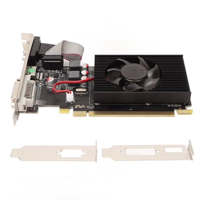 Tarjeta gráfica HD7450 2GB DDR3 64bit compatible con DirectX 11 DVI VGA HD interfaz Multimedia tarjeta gráfica integrada con 2 soportes